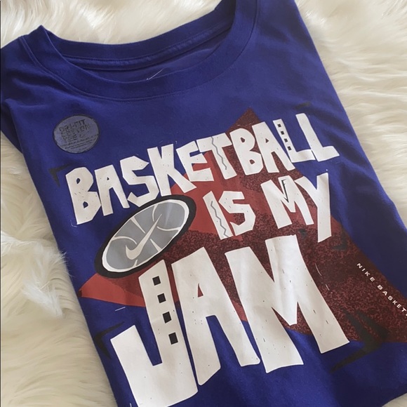 Nike Mens T-Shirt Blue Size XL Basketball - Picture 3 of 4